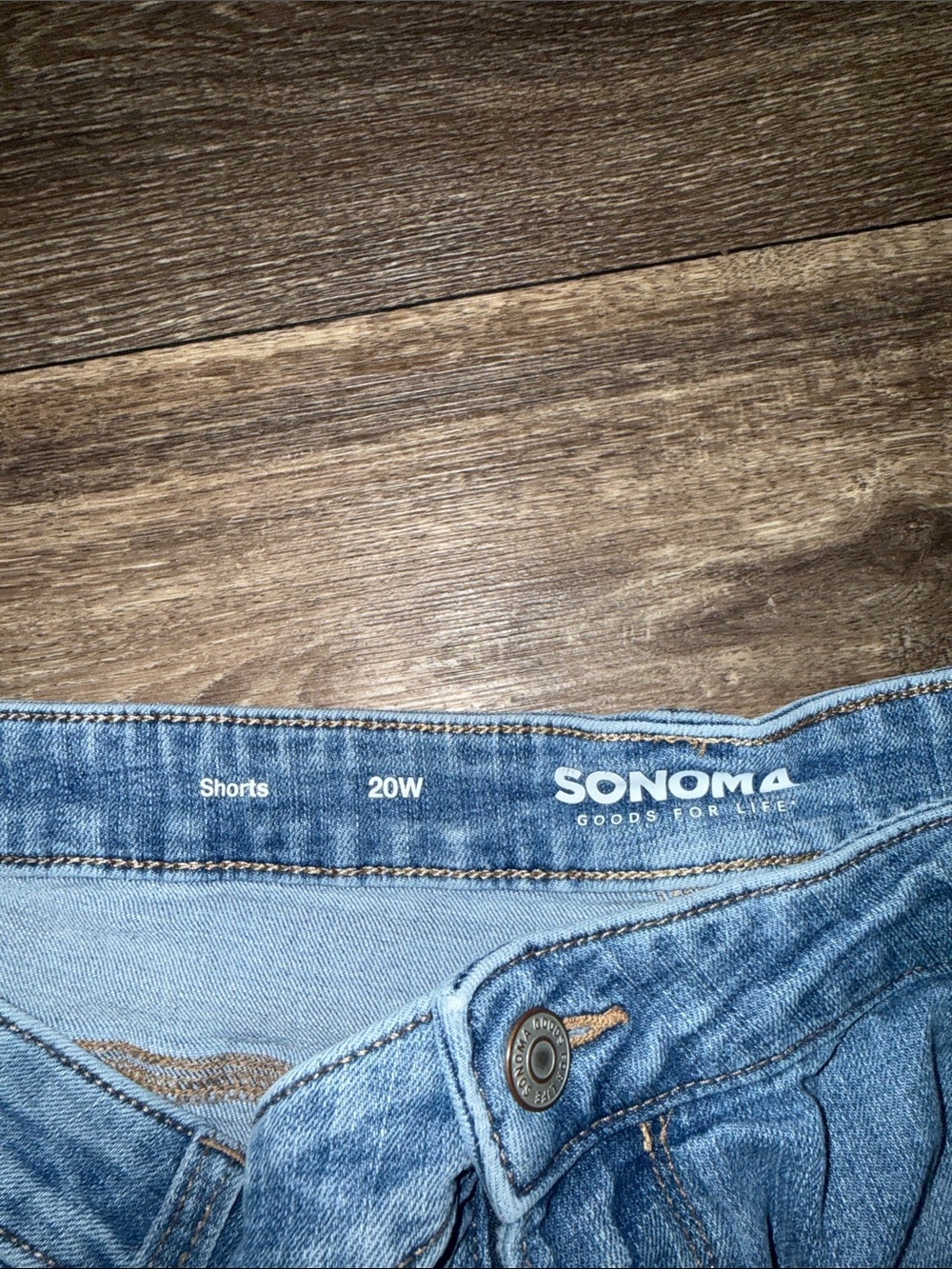 Sonoma Light Wash Denim Shorts - Picture 2 of 7